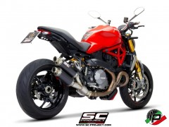 SC Project Twin GP Euro4 Auspuff für Ducati Monster 1200 MY17 & R
